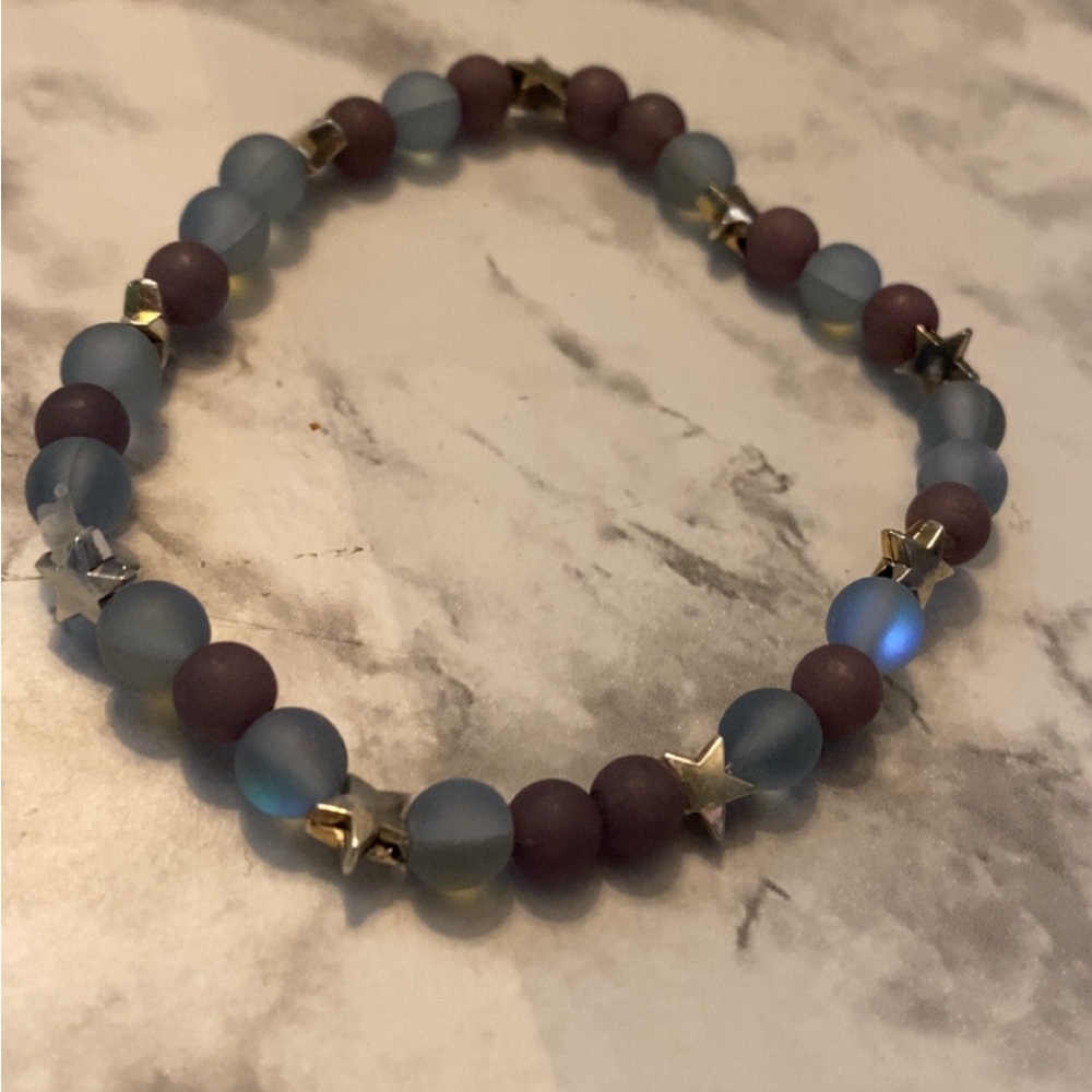 Elegant star beaded bracelet